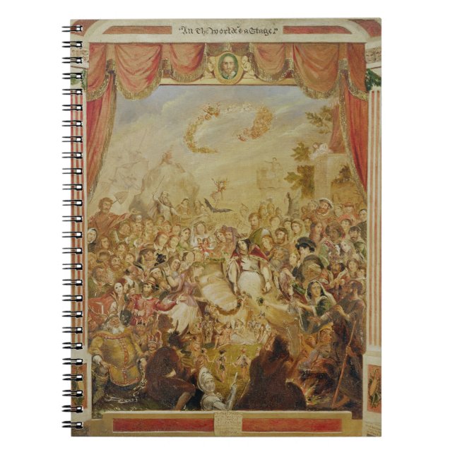 Det första utseendemässigt av William Shakespeare Anteckningsbok (Framsidan)