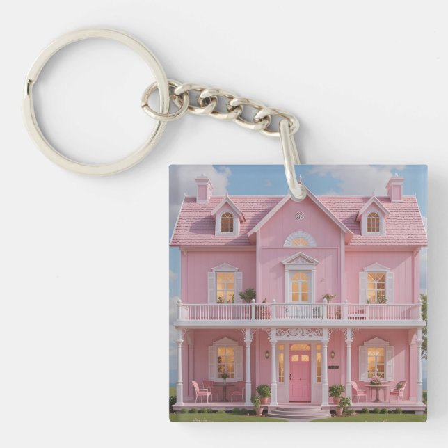 Det förtrollade rosa huset (Framsidan)