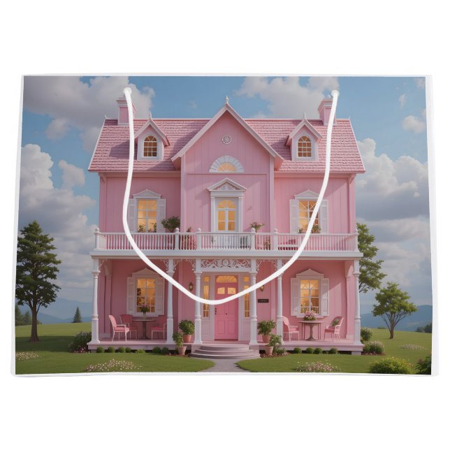 Det förtrollade rosa huset (Framsidan)