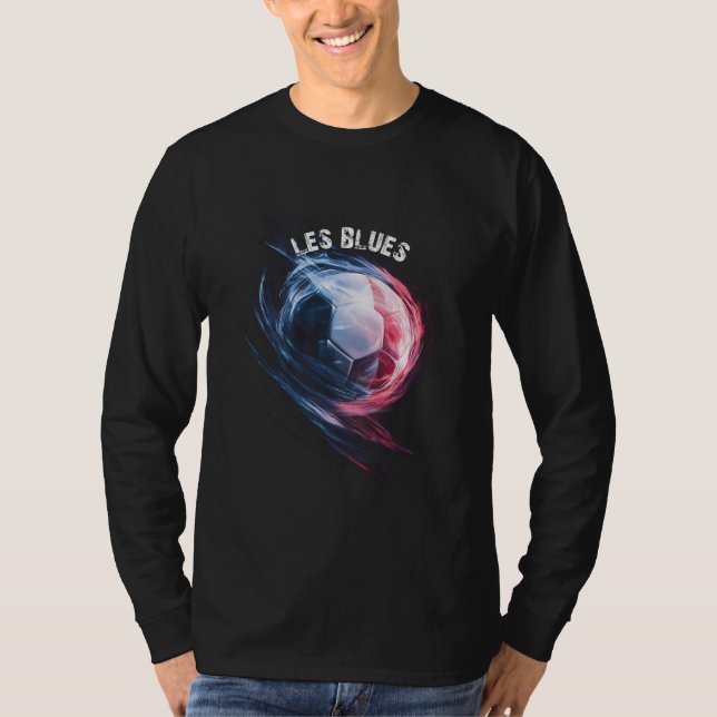 Det franska fotbollslaget t shirt (Framsida)