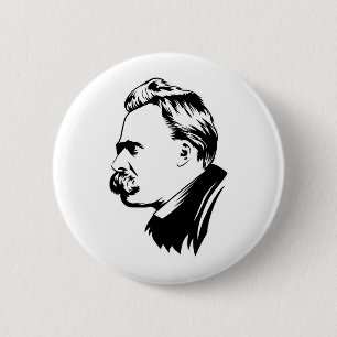 Det Frederich Nietzsche porträtt knäppas Knapp
