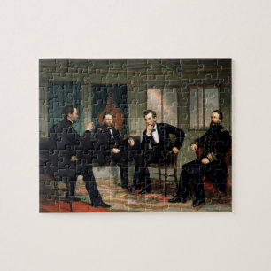 "Det fredsmäklare" - Abe Lincoln pussel