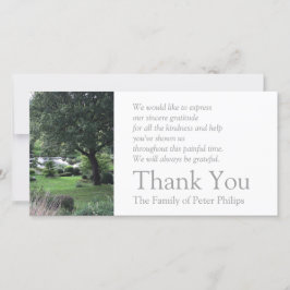 Det fridsamma sympatitack 2 för trädgård 6 tack kort