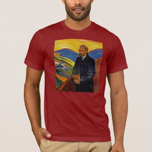 Det Friedrich Nietzsche porträtt vid Edvar mumsar Tee Shirt