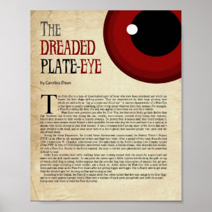 Det fruktade Plätera-Ögat Poster