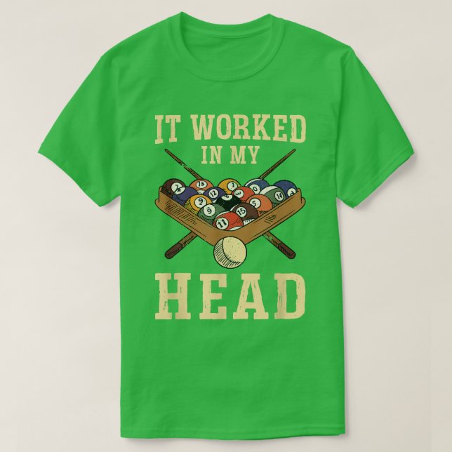 Det fungerade i min huvudvärdar t shirt (Design framsida)