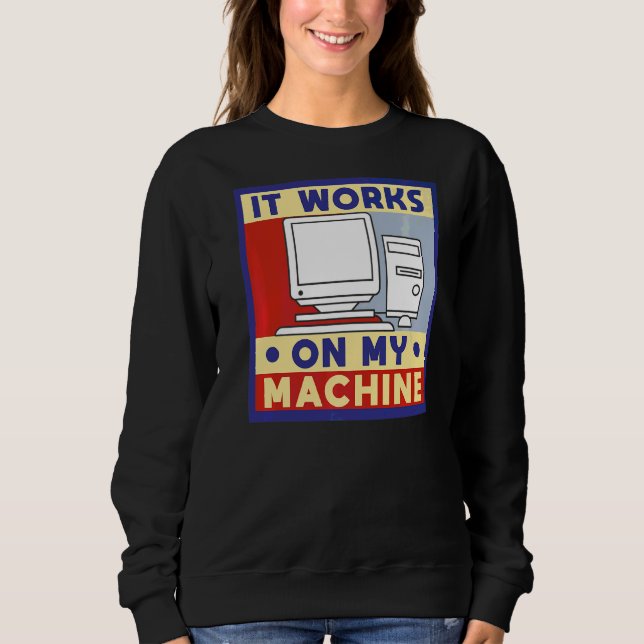 Det fungerar på datorprogrammering i Maskin T Shirt (Framsida)