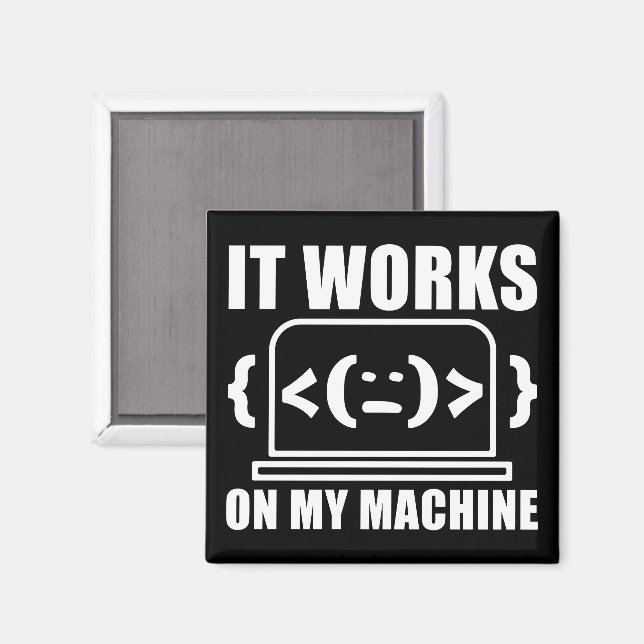 Det fungerar på min Maskin-lubb och -programmerare Magnet (Front/Back)