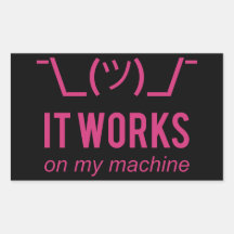 Det fungerar på min maskin -