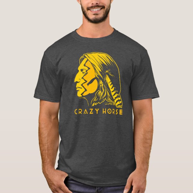 Det galna hästkrig målar t-shirt (Framsida)