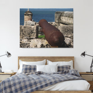 Det gamla Cartagena-Kanvastrycket Canvastryck