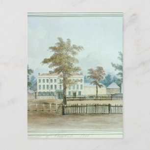 Det gamla huset och ingången till Vauxhall Gardens Vykort