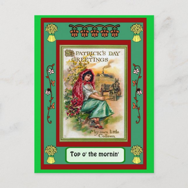 Det gamla land vykort (Framsida)