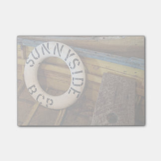 Det gamla livet reserver i en övergiven kanin post-it block