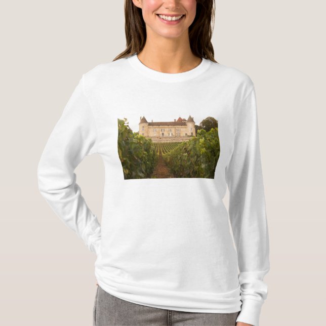 Det gamla medeltida Chateau de Rully i Cote Tee (Framsida)