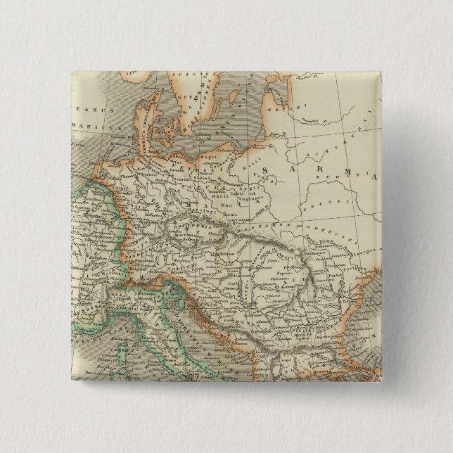 Det gamla romerska imperiet knapp (Framsida)