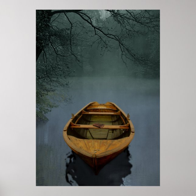 Det gamla sjö poster (Framsidan)