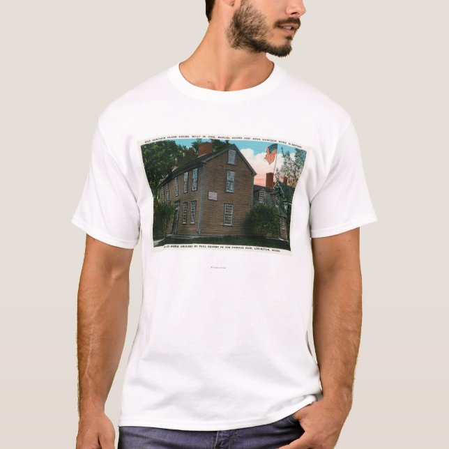 Det gammala Hancock Clark huset beskådar nr. 3 Tee Shirt (Framsida)