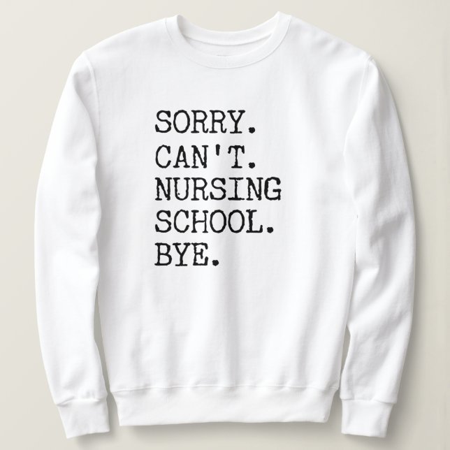 Det går inte att amma School Adjö Funny Student Nu T Shirt (Design framsida)