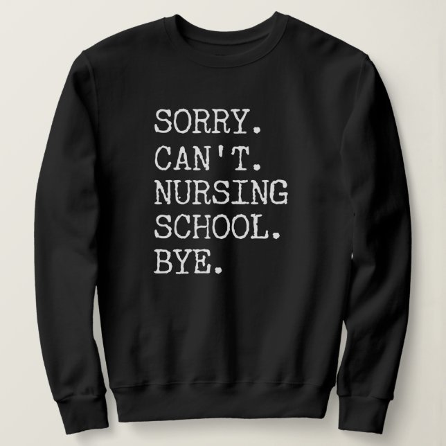Det går inte att amma School Adjö Funny Student Nu T Shirt (Design framsida)