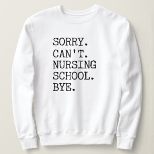 Det går inte att amma School Adjö Funny Student T Shirt