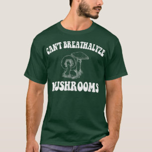 Det går inte att andas upp svampar, svampar, citat t shirt