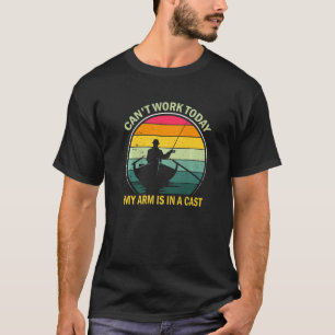 Det går inte att arbeta i dag. Arm är i en Vintage T Shirt