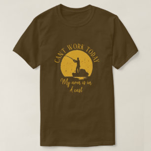 DET GÅR INTE ATT ARBETA I DAG SOM MIN ARM ÄR I EN T SHIRT