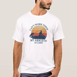 Det går inte att arbeta idag.. Arm är i ett jät T Shirt