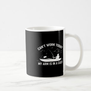 Det går inte att arbeta idag när Arm är i kustfisk Kaffemugg