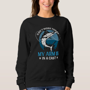 Det går inte att arbeta idag när Arm är i kustfisk T Shirt