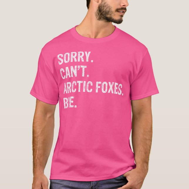 Det går inte att arktiska rävar, hej då t shirt (Framsida)