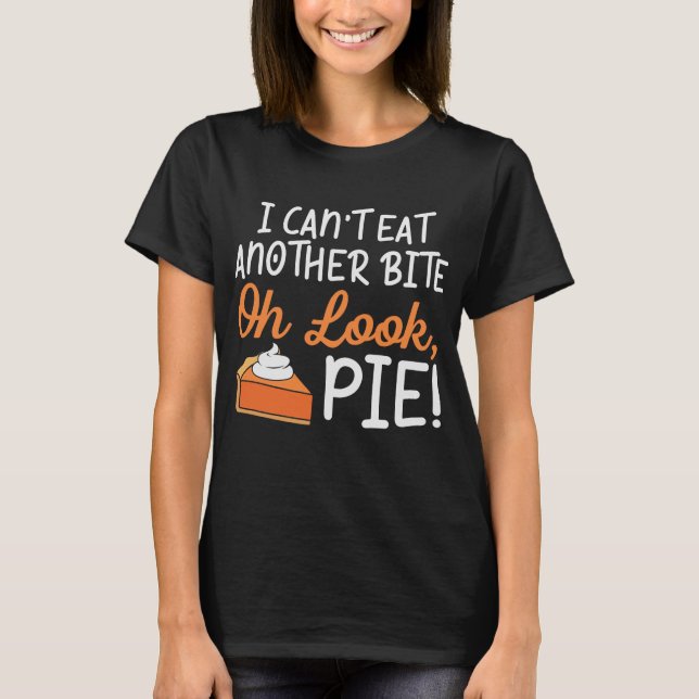 Det går inte att äta en annan Bita Funny Thanksgiv T Shirt (Framsida)