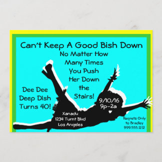 Det går inte att Behålla en Bra Bish Down Drag Que Inbjudningar