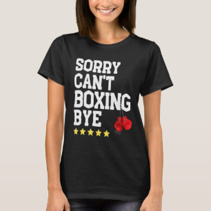 Det går inte att boxing Adjö Best Boxing Co. T Shirt