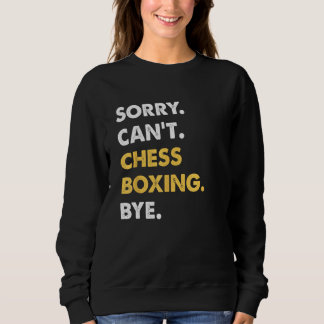 Det går inte att chess-Boxing Adjö Funny Chess-Box T Shirt