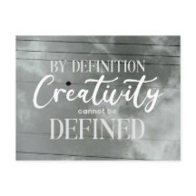 Det går inte att definiera kreativitet efter defin