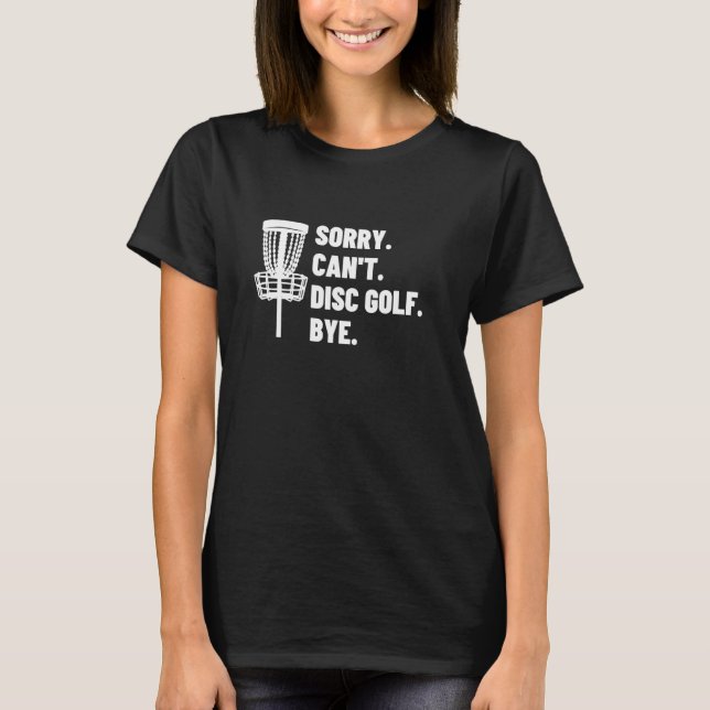 Det går inte att diskettera Golf Adjö Funny Disk G T Shirt (Framsida)
