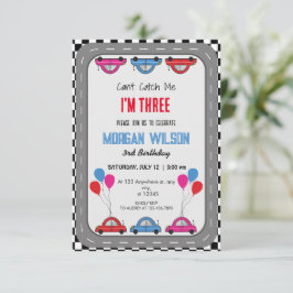 Det går inte att fånga mig Tävling-Födelsedagsfest Inbjudningar