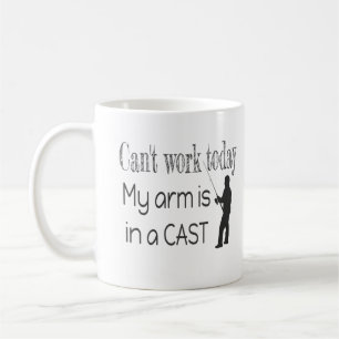 Det går inte att fiska i Humor Kaffemugg