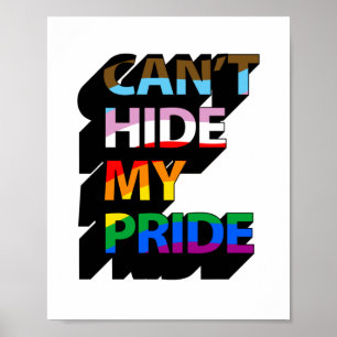 Det går inte att Gömma mitt Pride 3D Poster