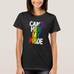 Det går inte att Gömma Pridet Lgbtq Gay pride Flag T Shirt