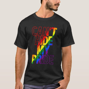 Det går inte att Gömma Pridet Lgbtq Gay pride Flag T Shirt