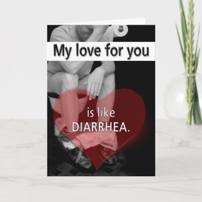 Det går inte att hålla i Valentine Helgkort (Framsida)