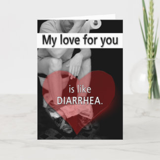 Det går inte att hålla i Valentine Helgkort