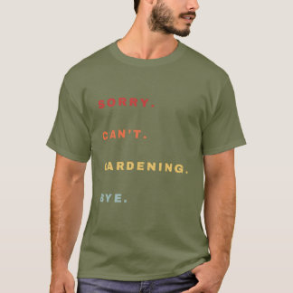 Det går inte att  Hej då Funny Retro Stil T Shirt