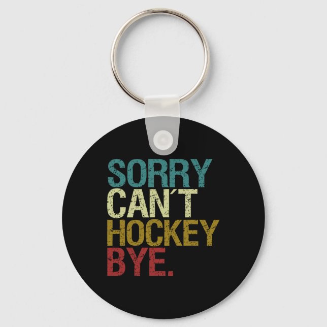Det går inte att hockey nyckelring (Framsida)