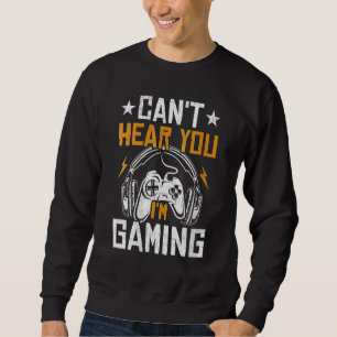 Det går inte att höra dig att jag spelar headset G Lång Ärmad Tröja