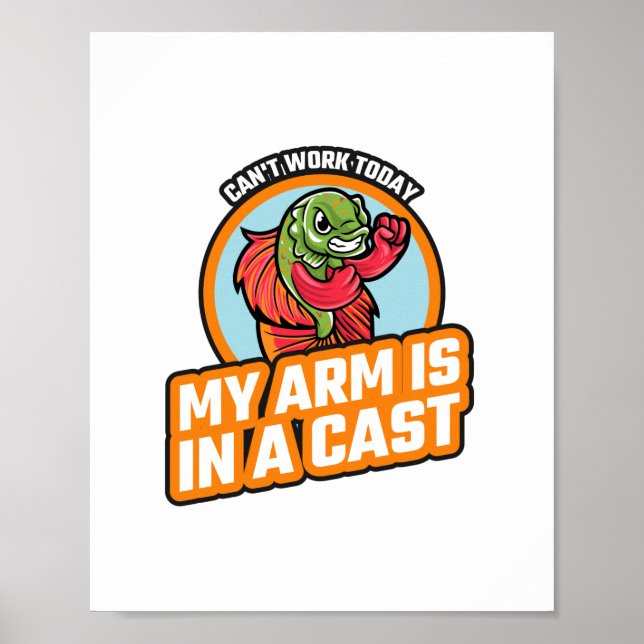 Det går inte att jobba idag när Arm är i skugga Poster (Framsidan)