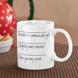 Det går inte att kommunicera med hjälp av den fins kaffemugg